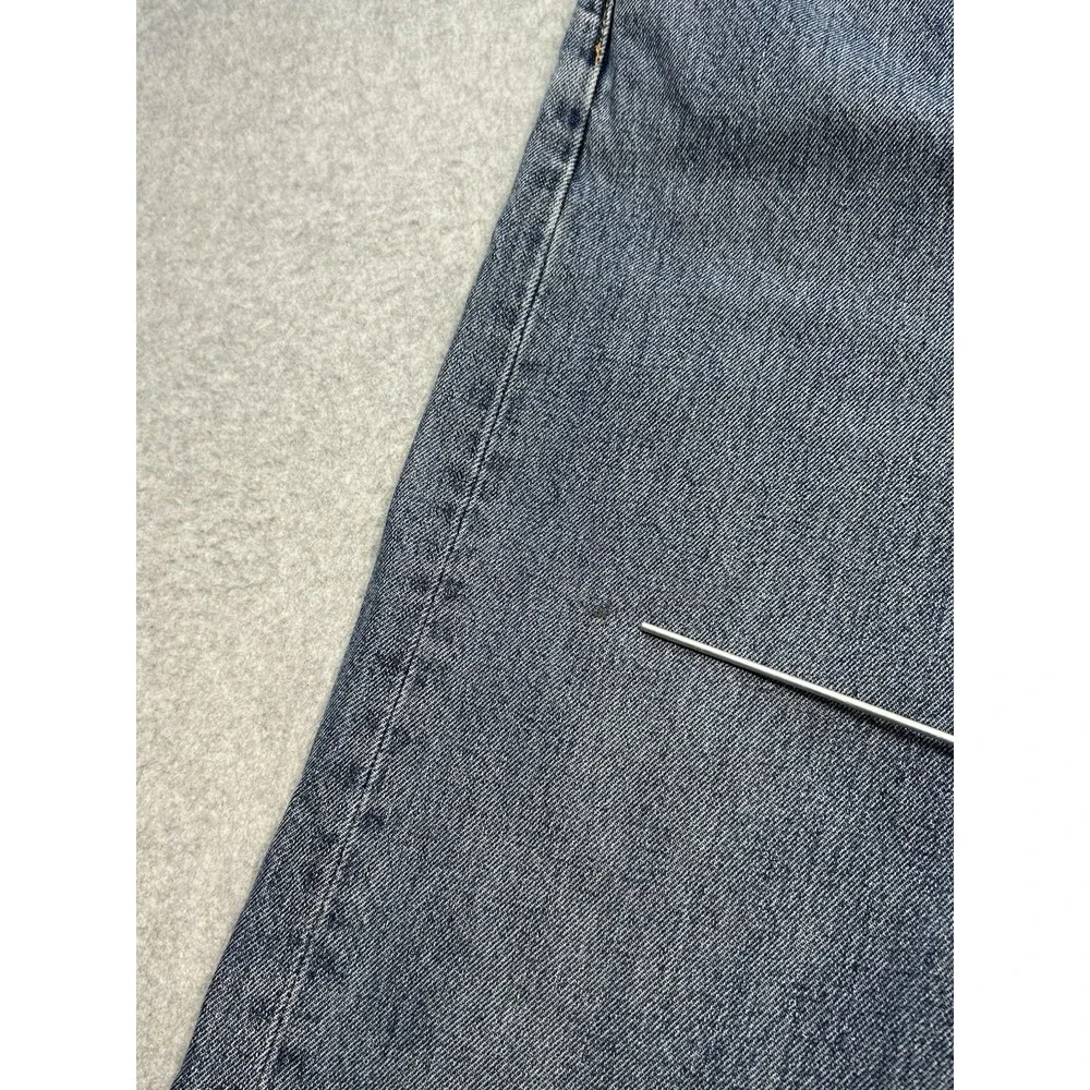 Levi 505 Regular Fit Jeans Sz 40x30 Mens Blue‎ Grunge Straight Leg Denim Pants